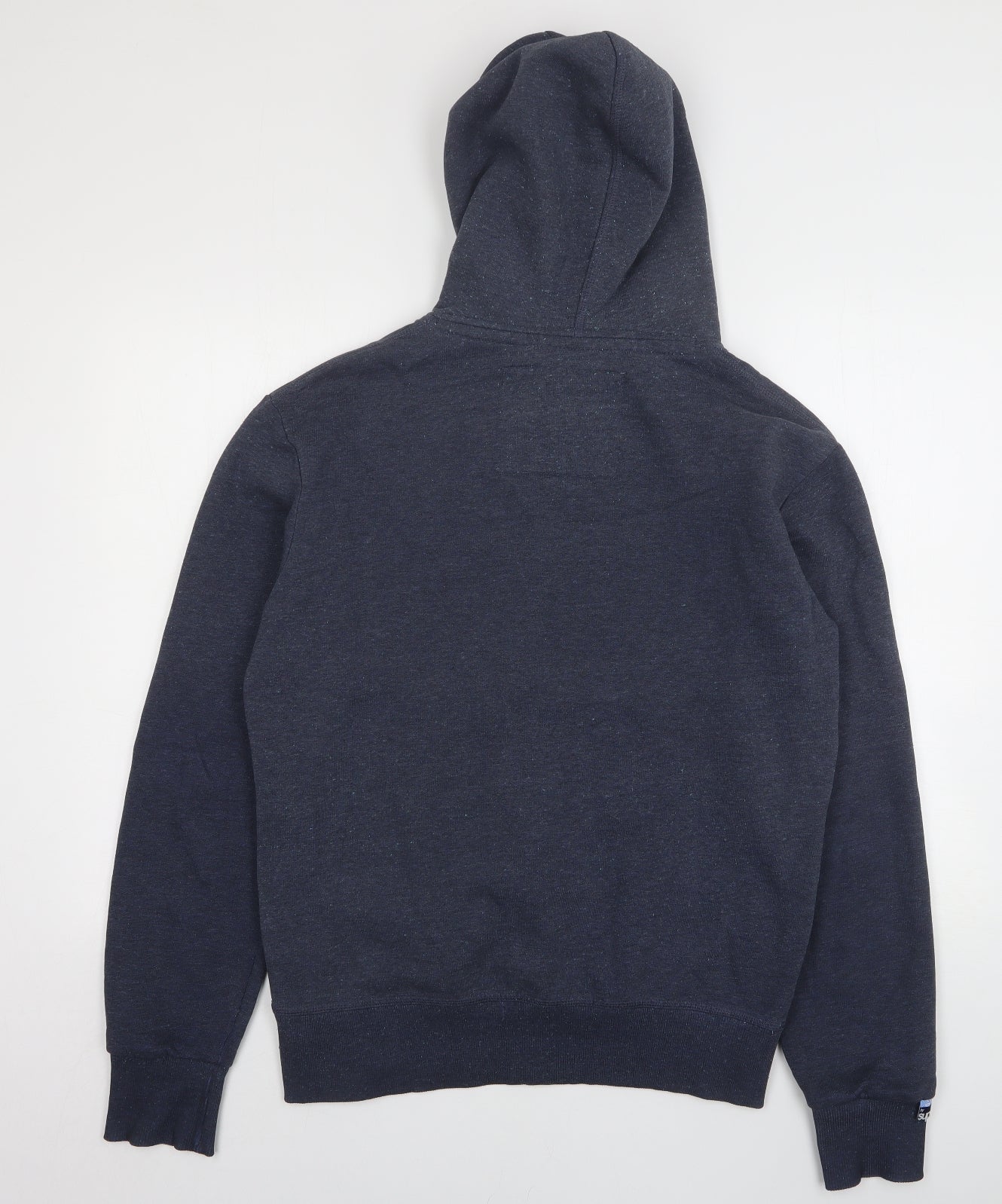 Superdry Mens Blue  Cotton Pullover Hoodie Size M