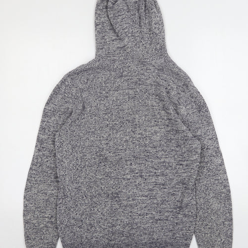 NEXT Mens Blue  Cotton Pullover Hoodie Size M