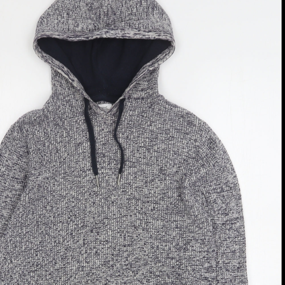 NEXT Mens Blue  Cotton Pullover Hoodie Size M