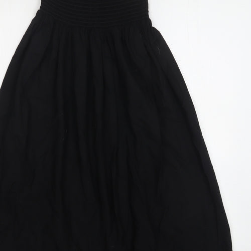 Weekday Womens Black  Viscose A-Line  Size S  Square Neck