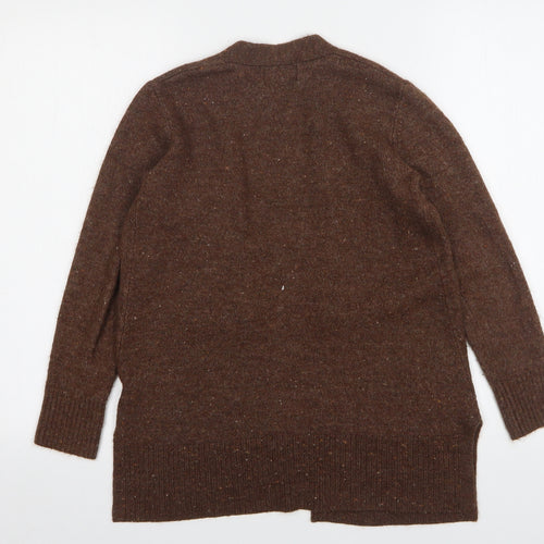 Old Navy Womens Brown V-Neck  Acrylic Cardigan Jumper Size XS