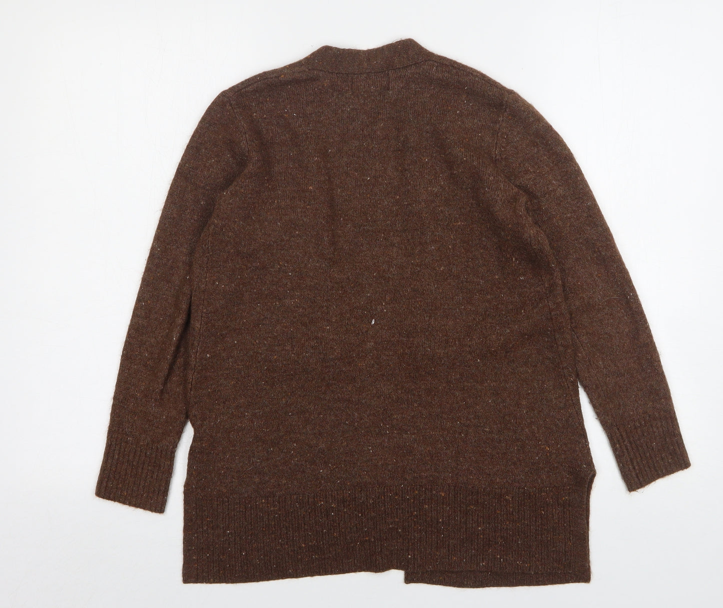 Old Navy Womens Brown V-Neck  Acrylic Cardigan Jumper Size XS