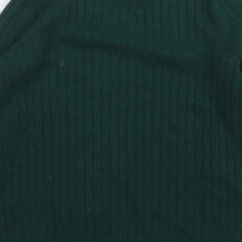 Old Navy Womens Green Round Neck  Acrylic Pullover Jumper Size XS