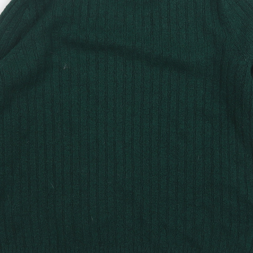 Old Navy Womens Green Round Neck  Acrylic Pullover Jumper Size XS