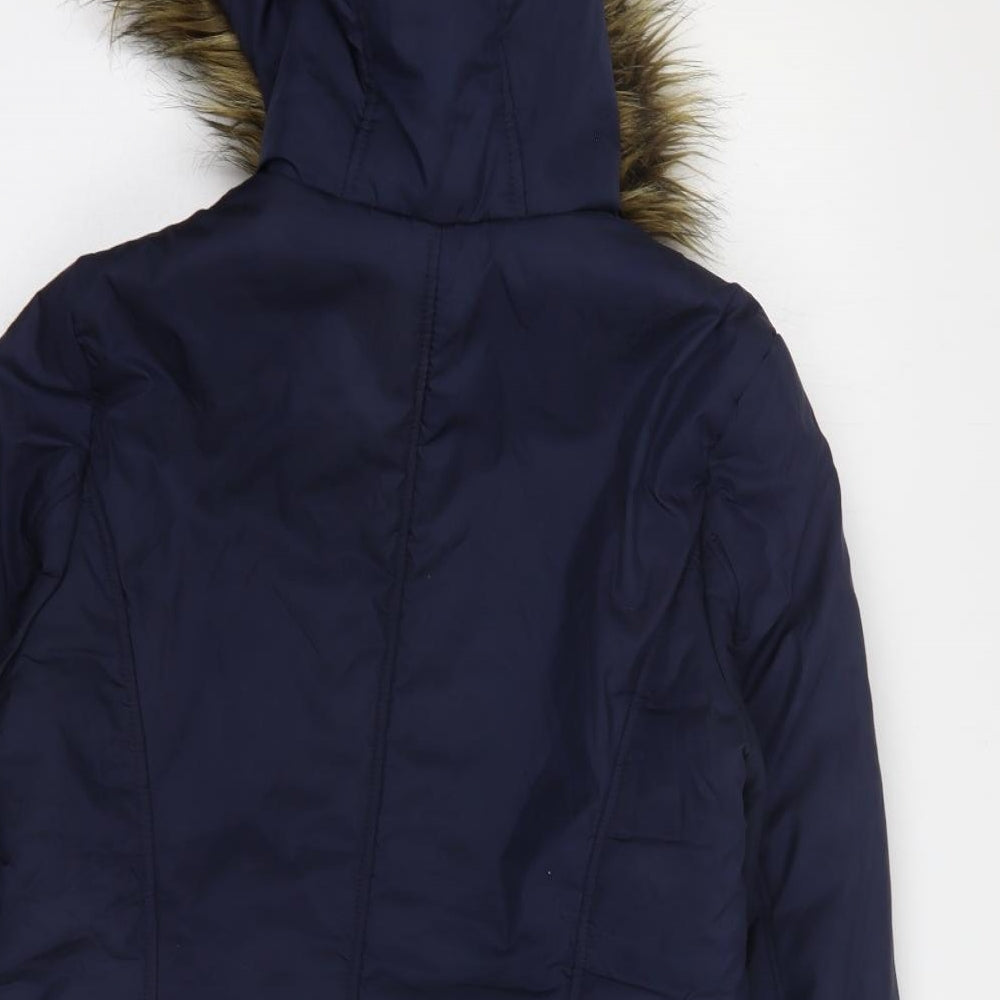 Only Womens Blue   Parka Coat Size L