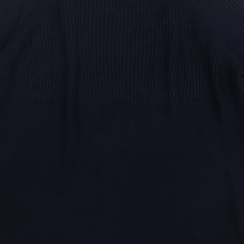 Debenhams  Womens Blue Round Neck  Acrylic Pullover Jumper Size 14