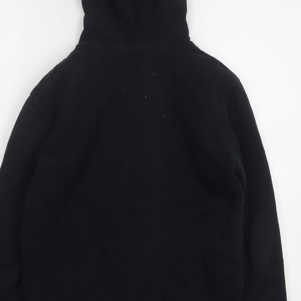 Quicksilver  Womens Black  Cotton Full Zip Hoodie Size M