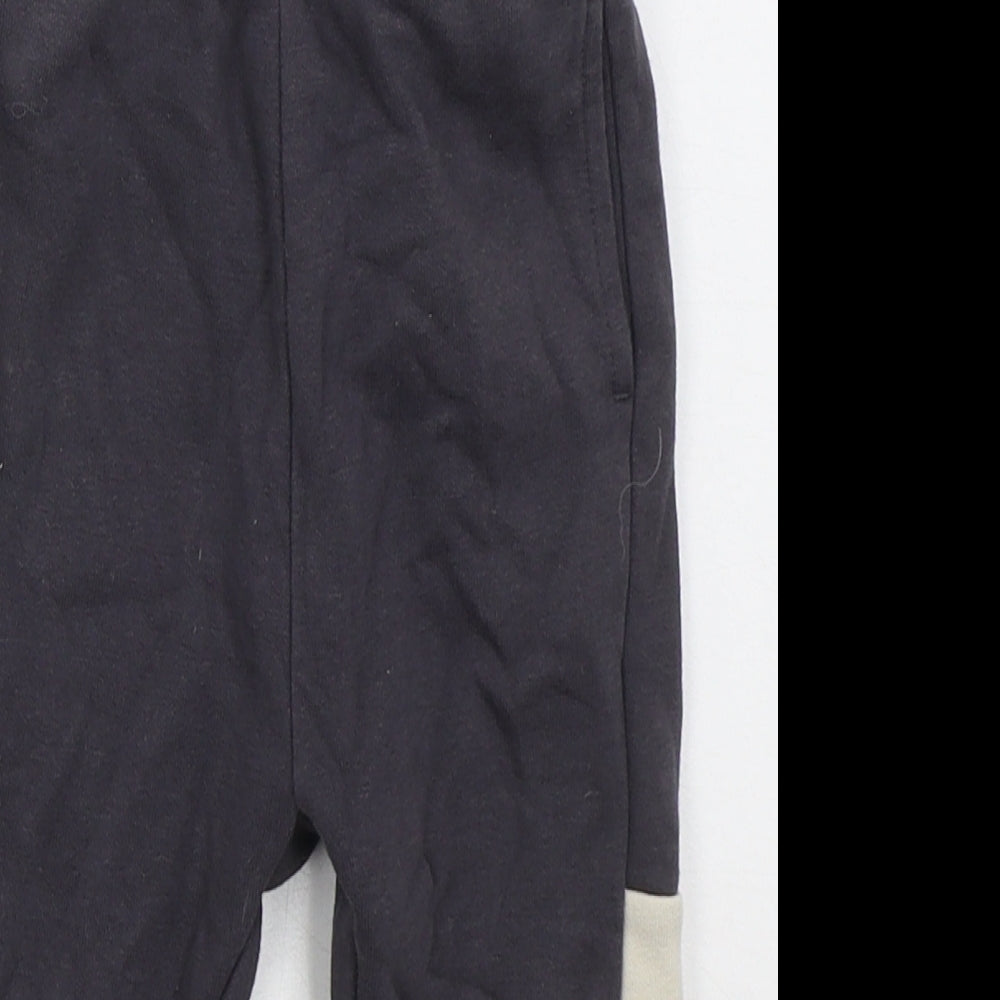 George Boys Grey  Cotton Sweatpants Trousers Size 12-18 Months  Drawstring