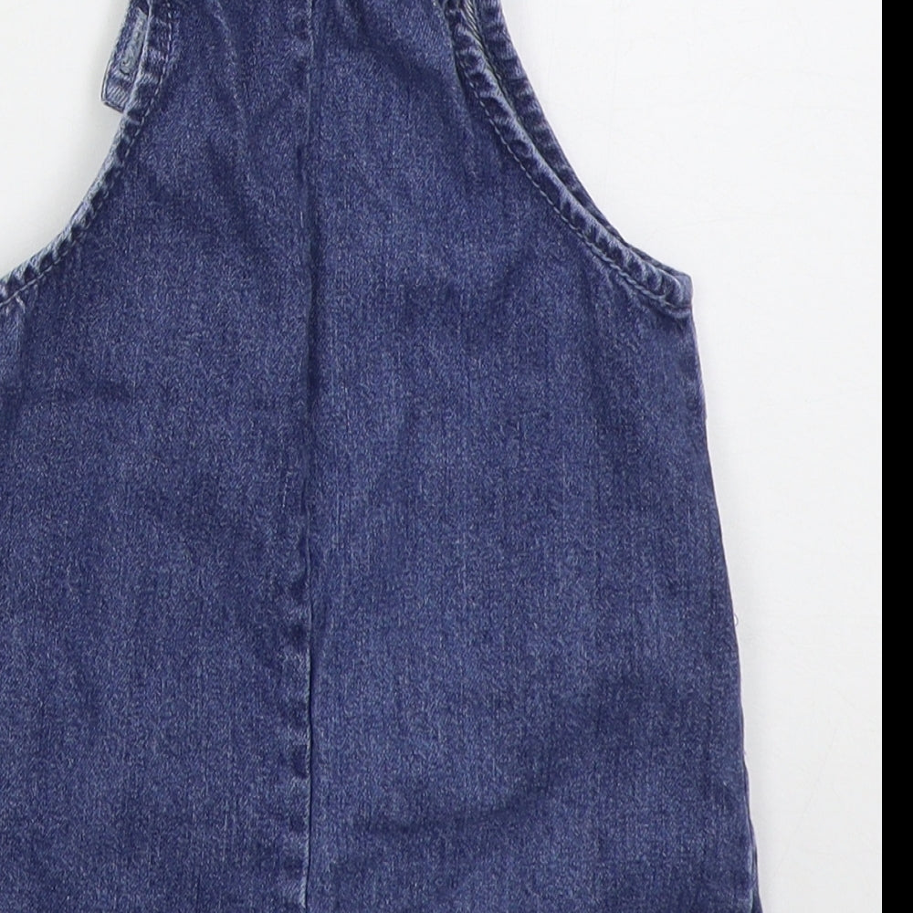 NEXT Girls Blue  Cotton A-Line  Size 2-3 Years  Square Neck Pullover - Minnie Mouse