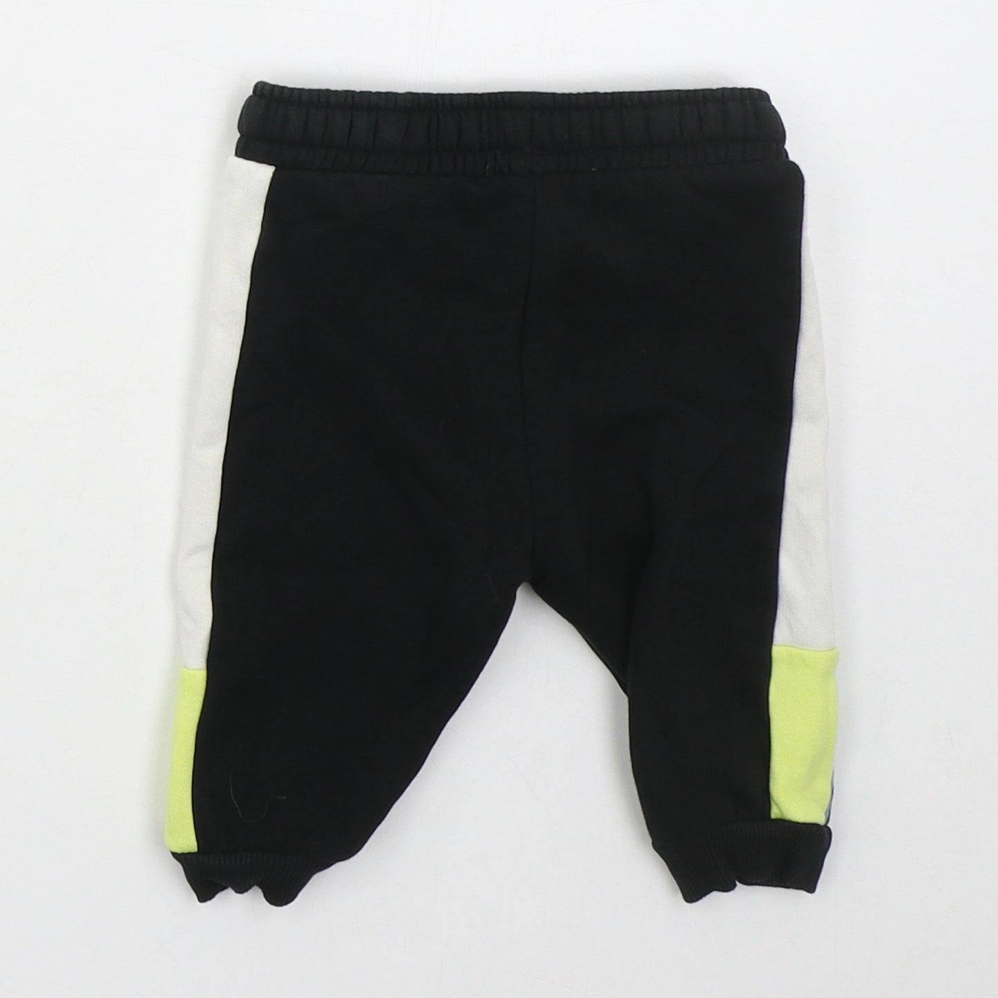 F&F Boys Black  Cotton Sweatpants Trousers Size 9-12 Months