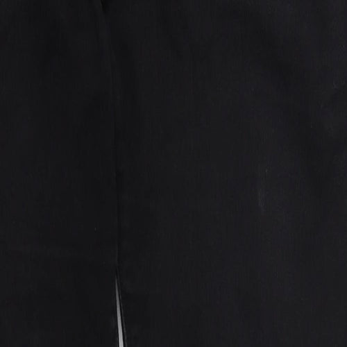 Paper + Stitch Womens Black  Cotton Skinny Jeans Size 30 in L29 in Regular Button