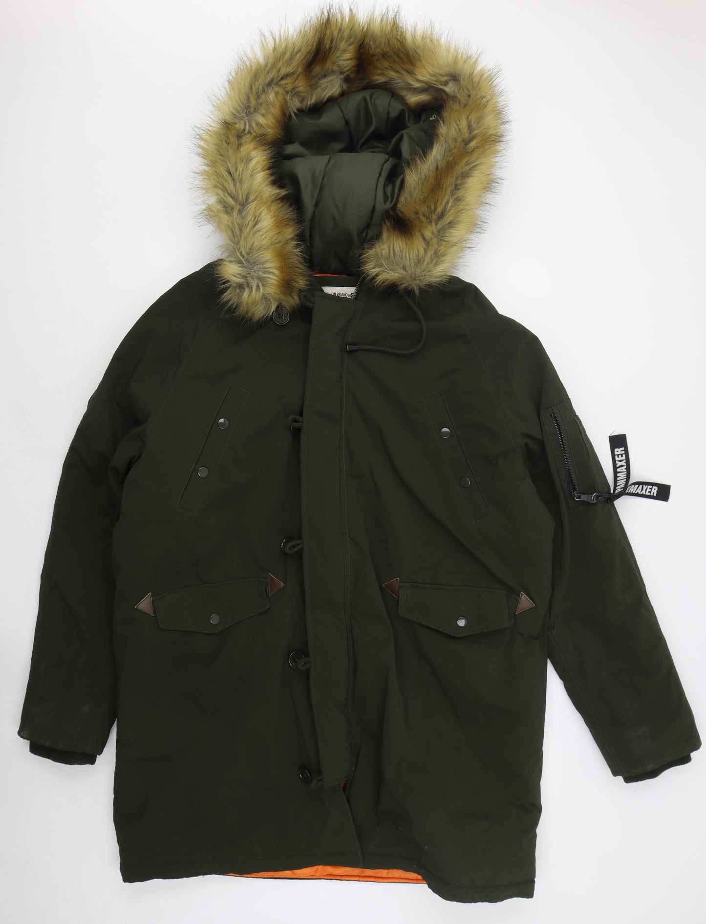 Panmax Mens Green   Parka Coat Size Big 5X  Zip
