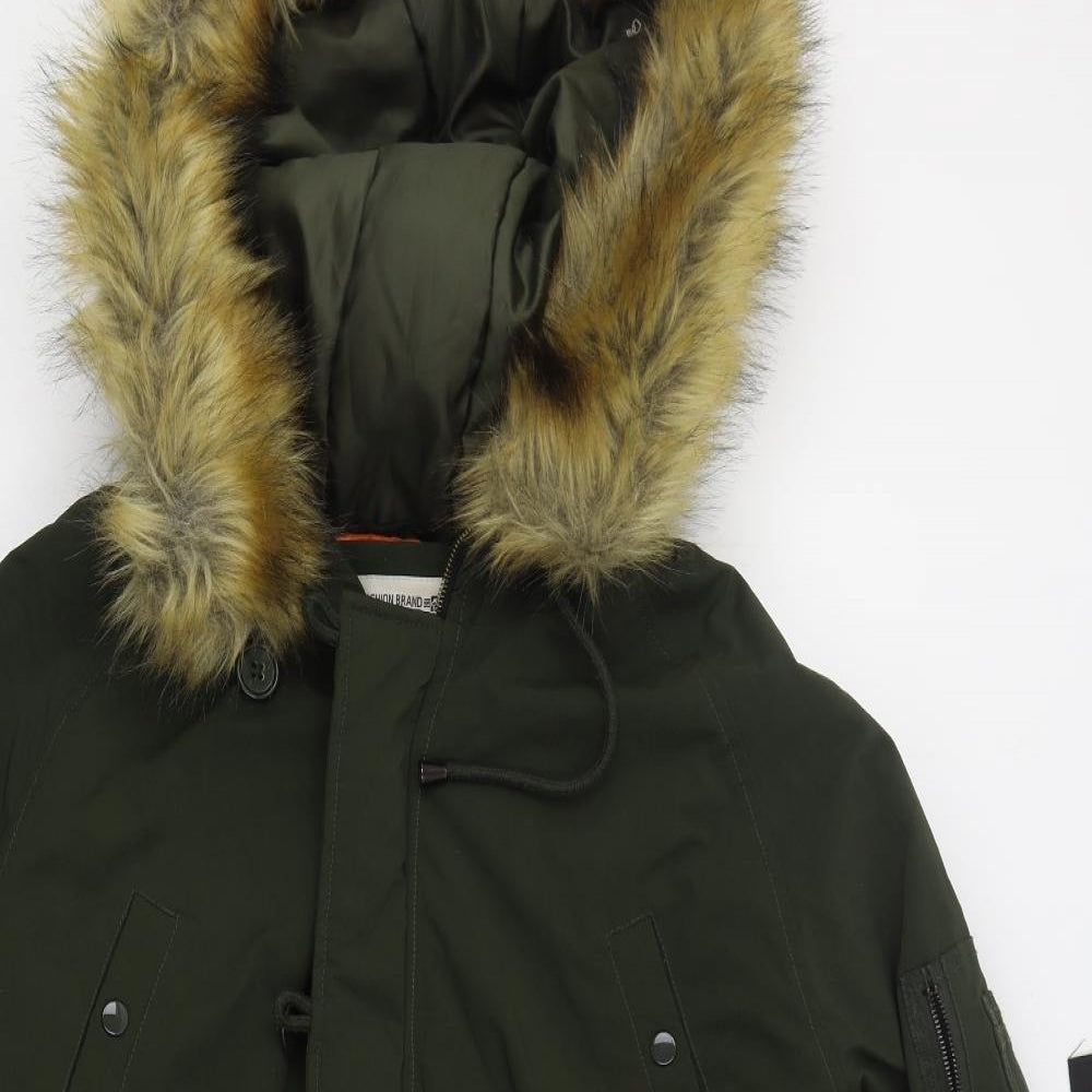 Panmax Mens Green   Parka Coat Size Big 5X  Zip