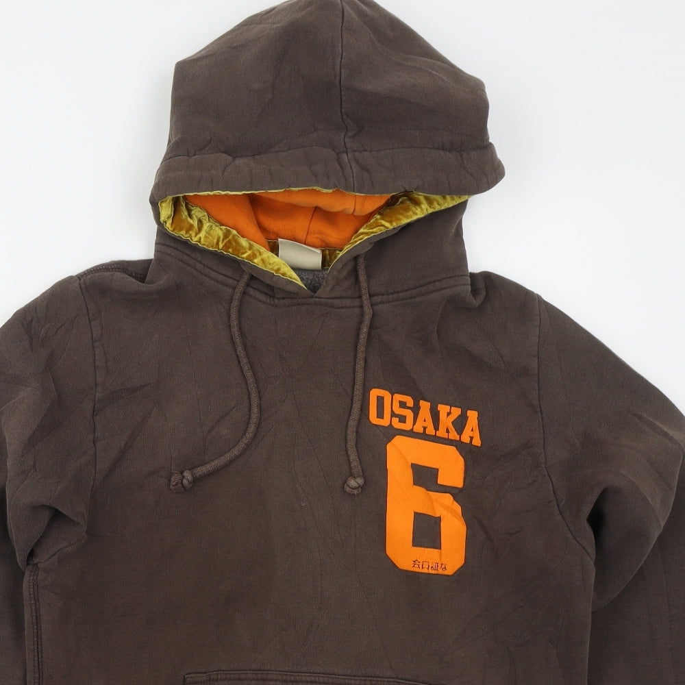Superdry Mens Purple  Cotton Pullover Hoodie Size L   - Osaka