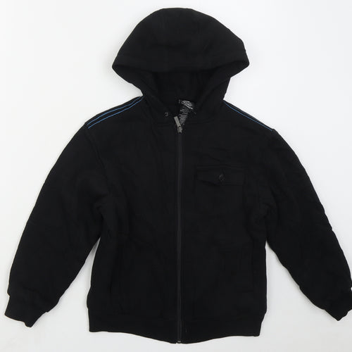 Shaun White Boys Black  Cotton Full Zip Hoodie Size S  Zip