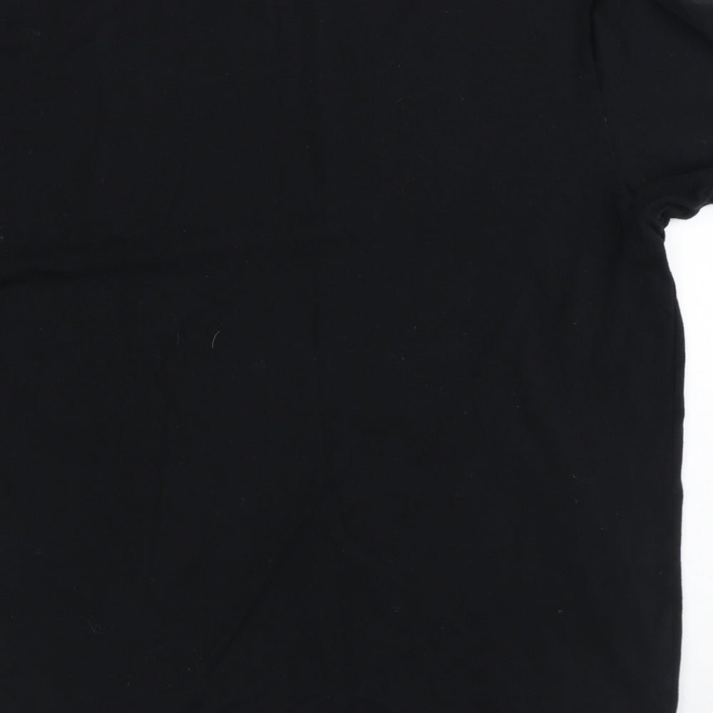 Thermo Layer Mens Black  Polyester  T-Shirt Size S Crew Neck