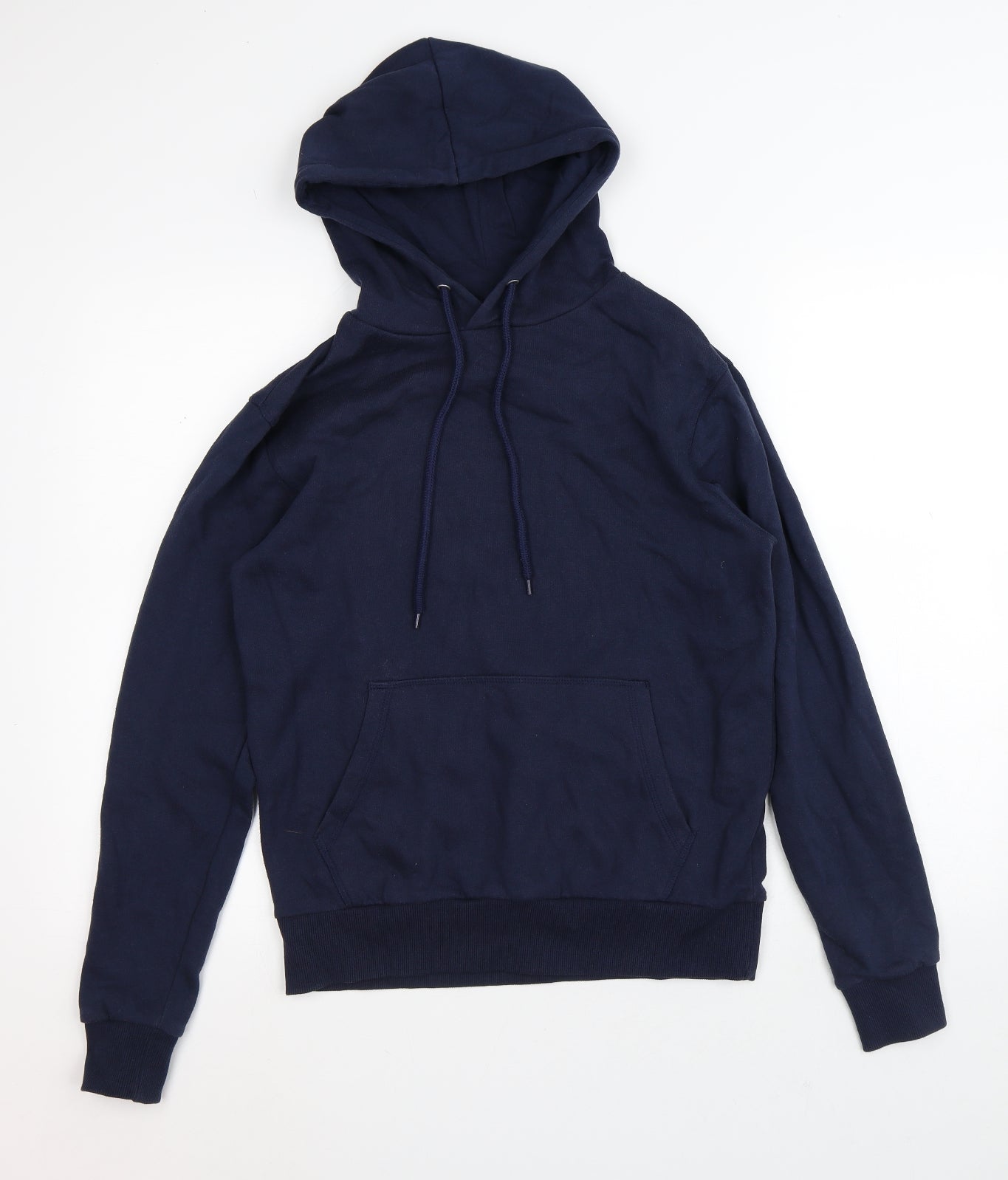 Dunnes Stores Mens Blue  Cotton Pullover Hoodie Size XS
