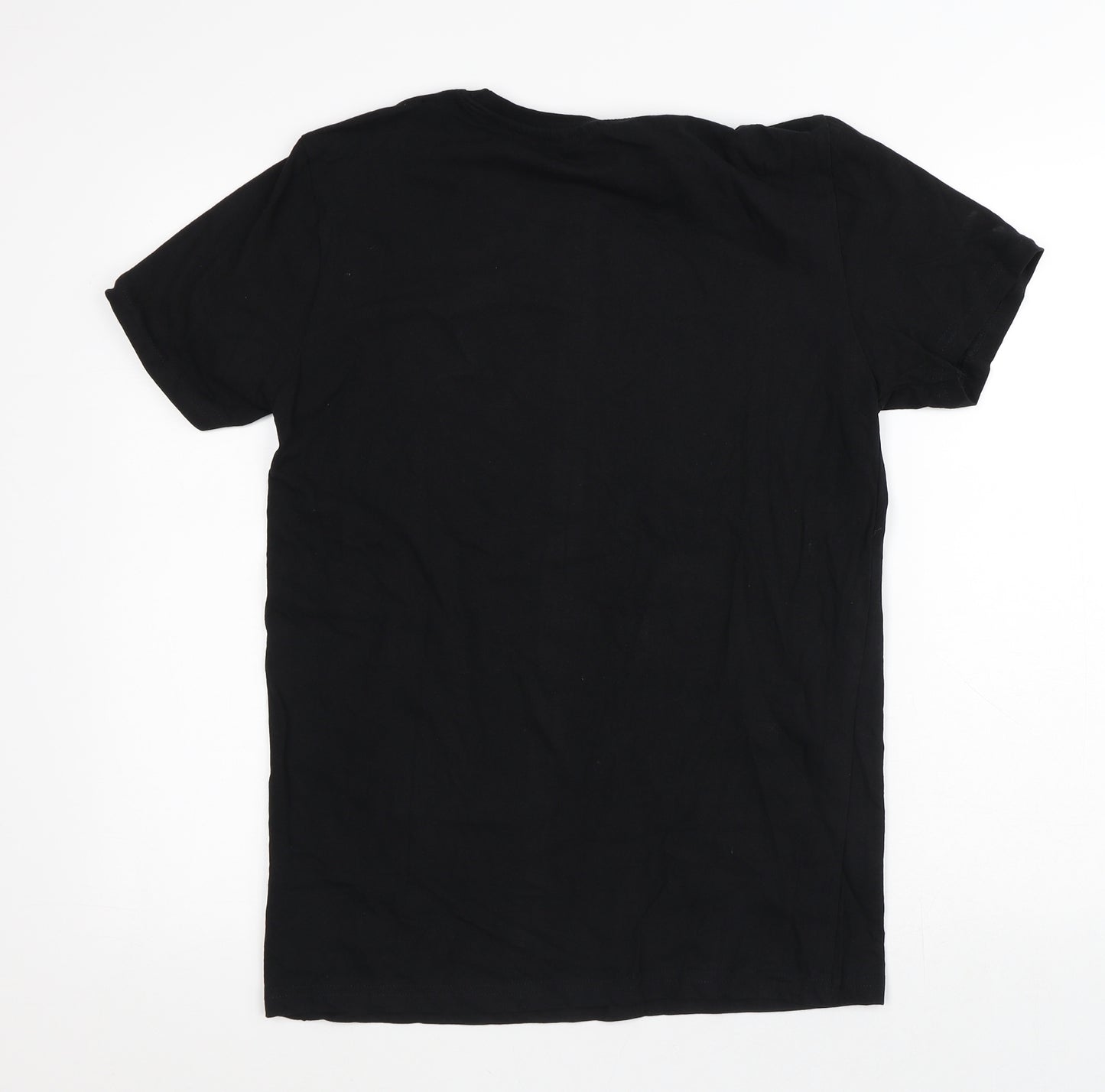 DC Mens Black  Cotton  T-Shirt Size S Crew Neck  - Justice League Flash