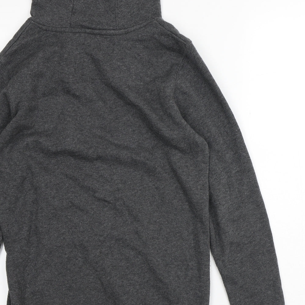 Money Boys Grey  Cotton Pullover Hoodie Size 12-13 Years
