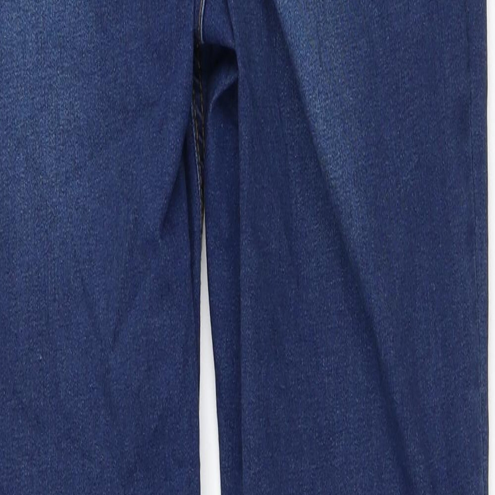 Noisy may Mens Blue  Cotton Tapered Jeans Size 34 in L32 in Regular