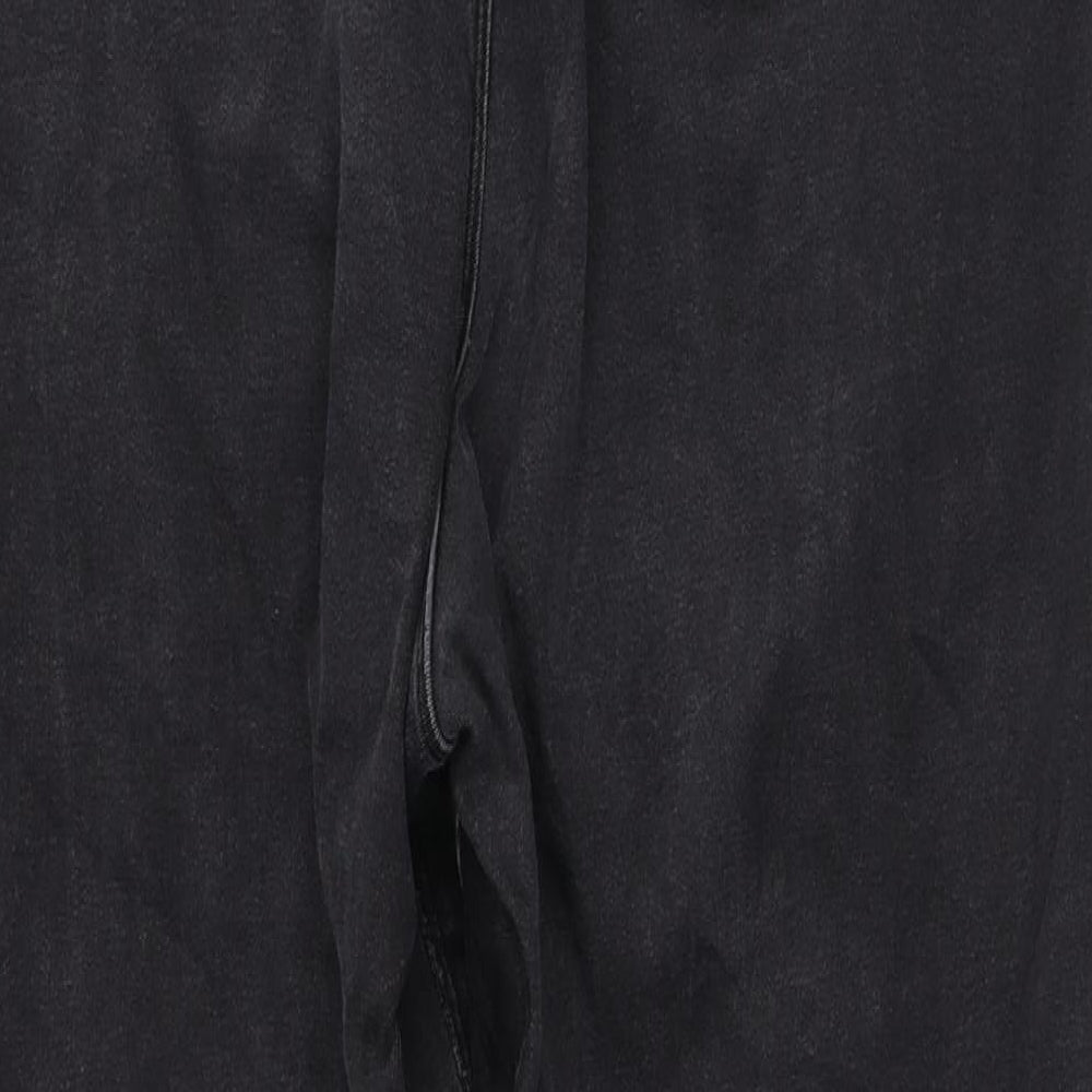 ASOS Womens Black  Cotton Tapered Jeans Size 18 L32 in Regular