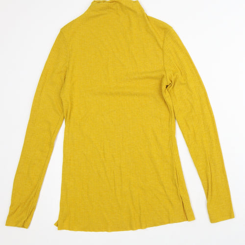 River Island Womens Yellow  Polyester Pullover Sweatshirt Size 10