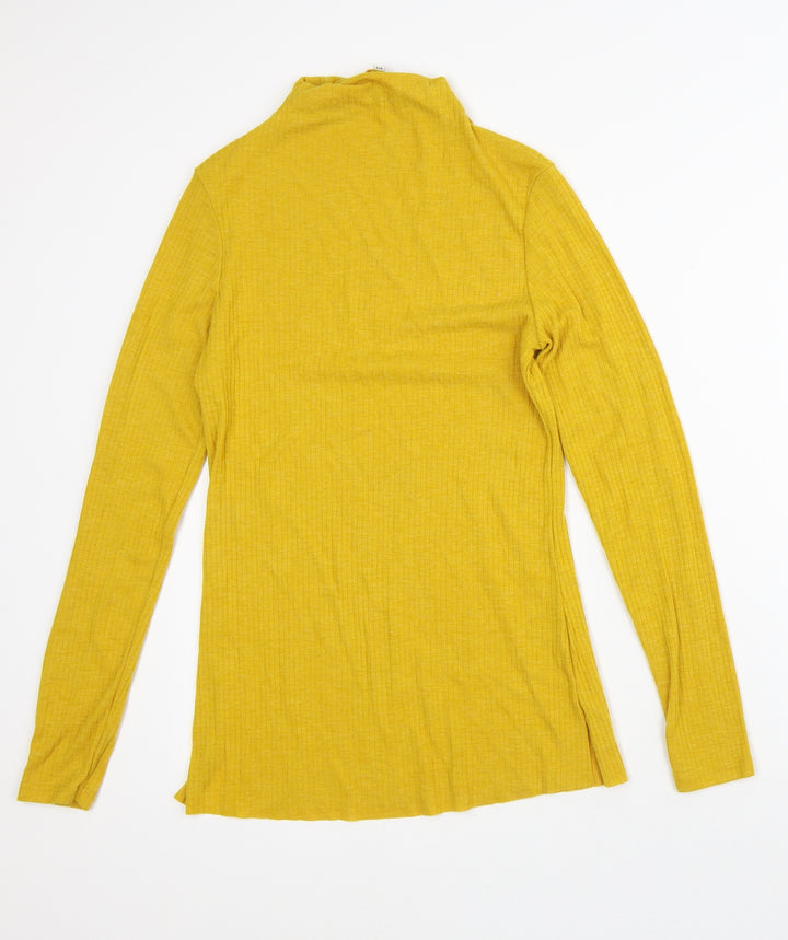 River Island Womens Yellow  Polyester Pullover Sweatshirt Size 10