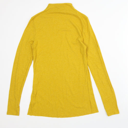 River Island Womens Yellow  Polyester Pullover Sweatshirt Size 10