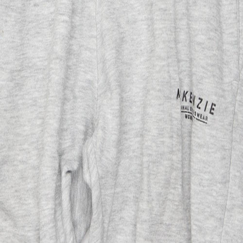 McKenzie Mens Grey  Polyester Sweatpants Trousers Size S L25 in Regular