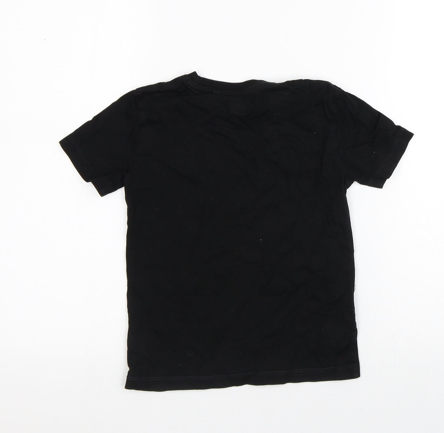 NEXT Boys Black  Cotton Pullover T-Shirt Size 5 Years Crew Neck  - 1960 Raiders