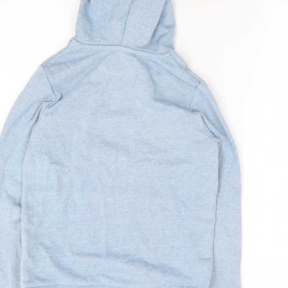 JACK & JONES Boys Blue  Polyester Pullover Hoodie Size 10 Years  Pullover