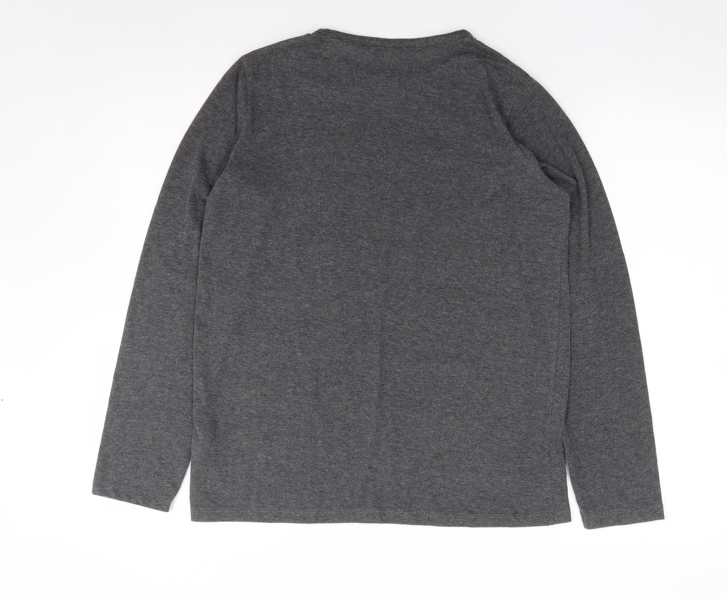 Primark Girls Grey  Polyester Jersey T-Shirt Size 13-14 Years Crew Neck Pullover