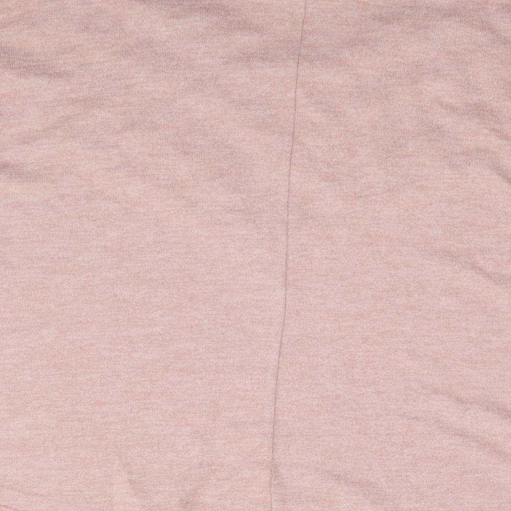 Papaya Womens Pink Round Neck  Viscose Pullover Jumper Size 20