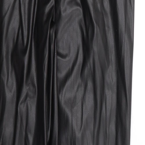 Primark Womens Black  Polyester Trousers  Size XS L28 in Regular