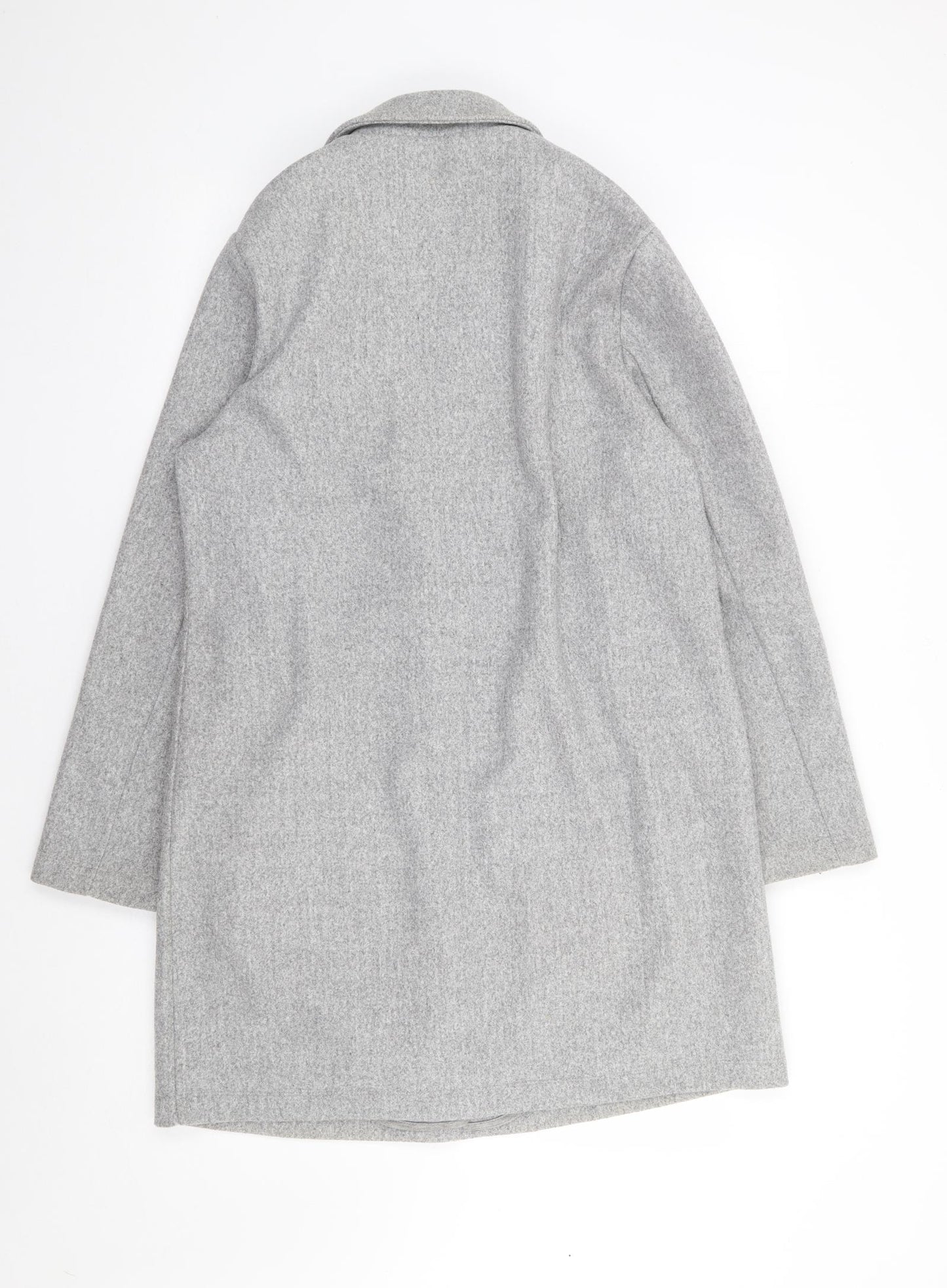 Dunnes  Womens Grey   Jacket Coat Size M  Button