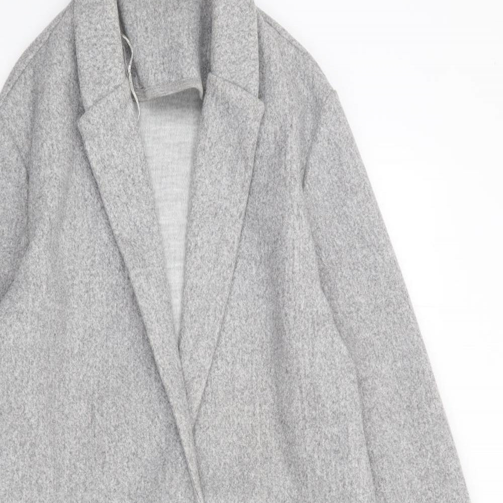 Dunnes  Womens Grey   Jacket Coat Size M  Button