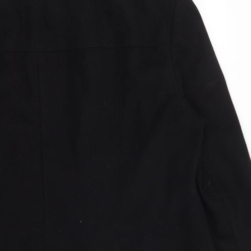 Evand  Womens Black   Jacket Coat Size 16  Button