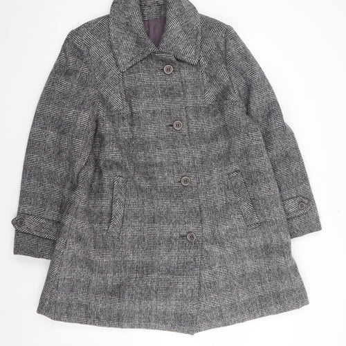 La Petite Womens Grey   Jacket Blazer Size S  Button