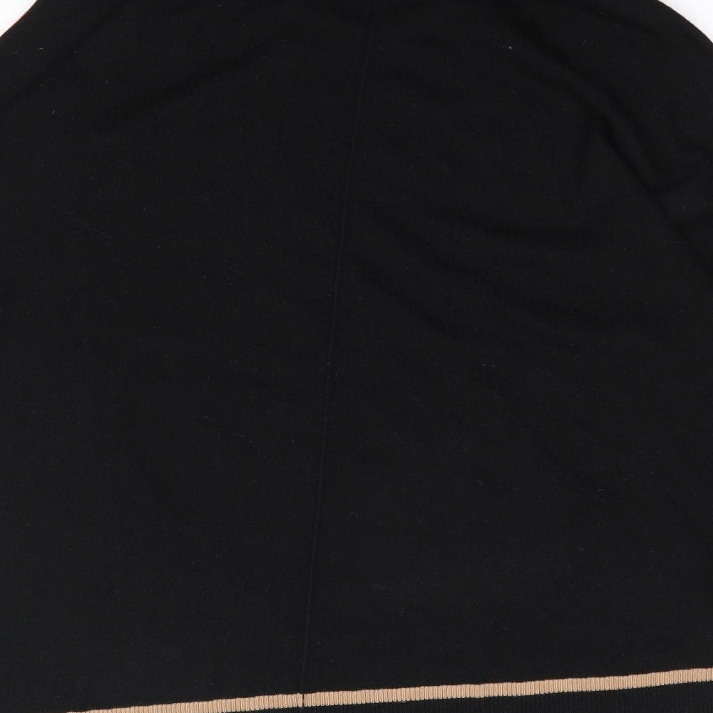 Wallis Womens Black Roll Neck  Acrylic Pullover Jumper Size M