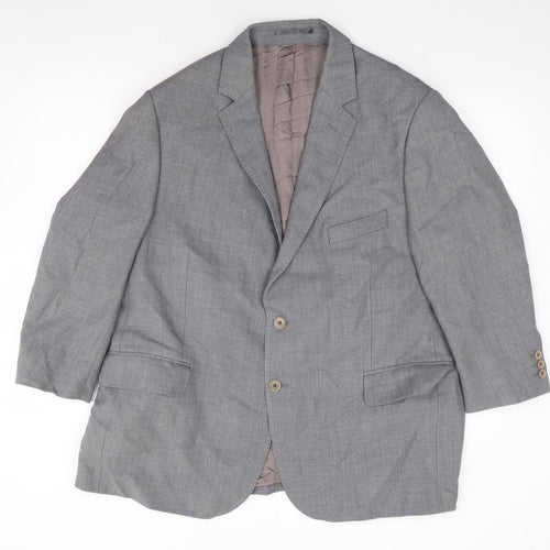 Jar Bone Mens Grey  Wool Jacket Suit Jacket Size 42