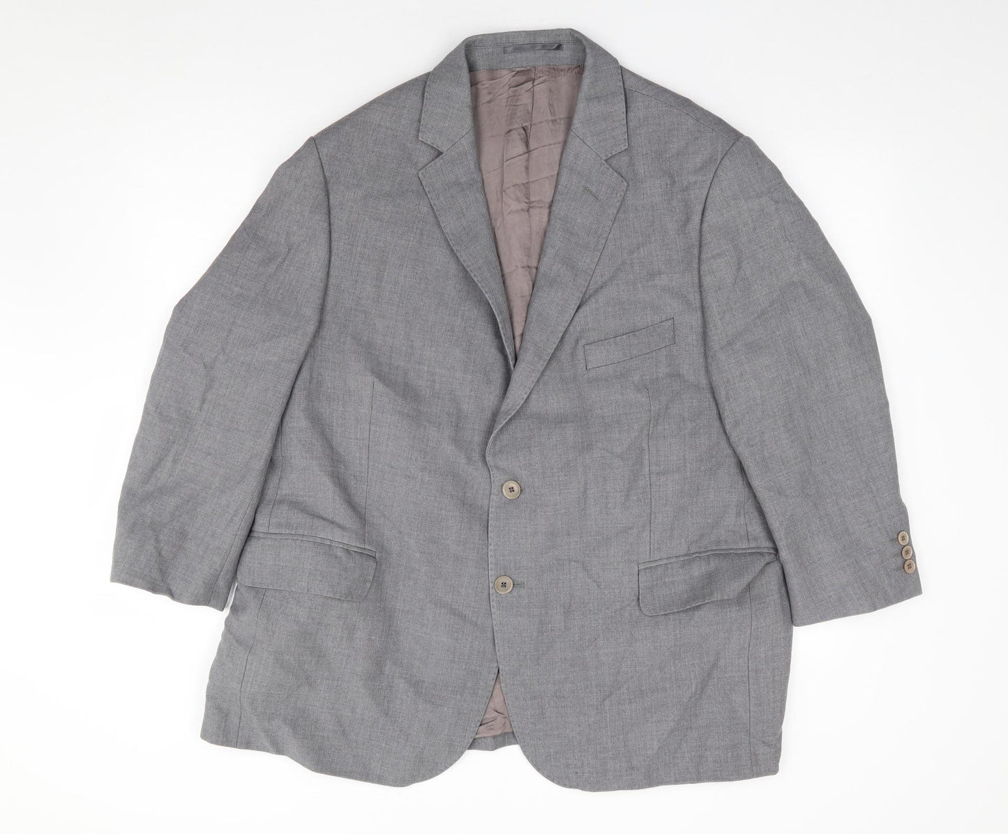 Jar Bone Mens Grey  Wool Jacket Suit Jacket Size 42