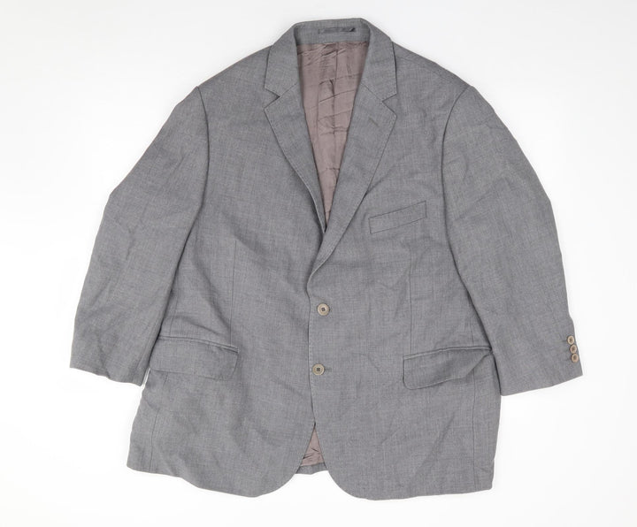 Jar Bone Mens Grey  Wool Jacket Suit Jacket Size 42