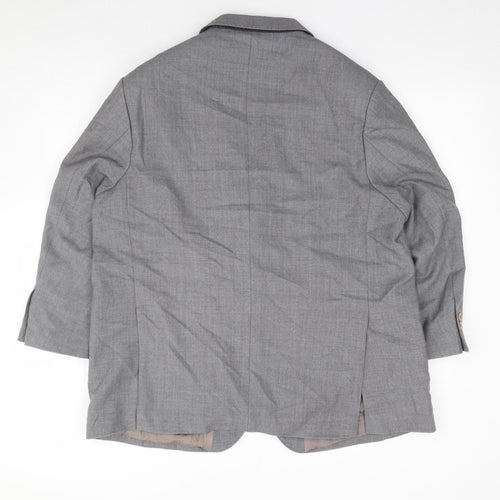 Jar Bone Mens Grey  Wool Jacket Suit Jacket Size 42