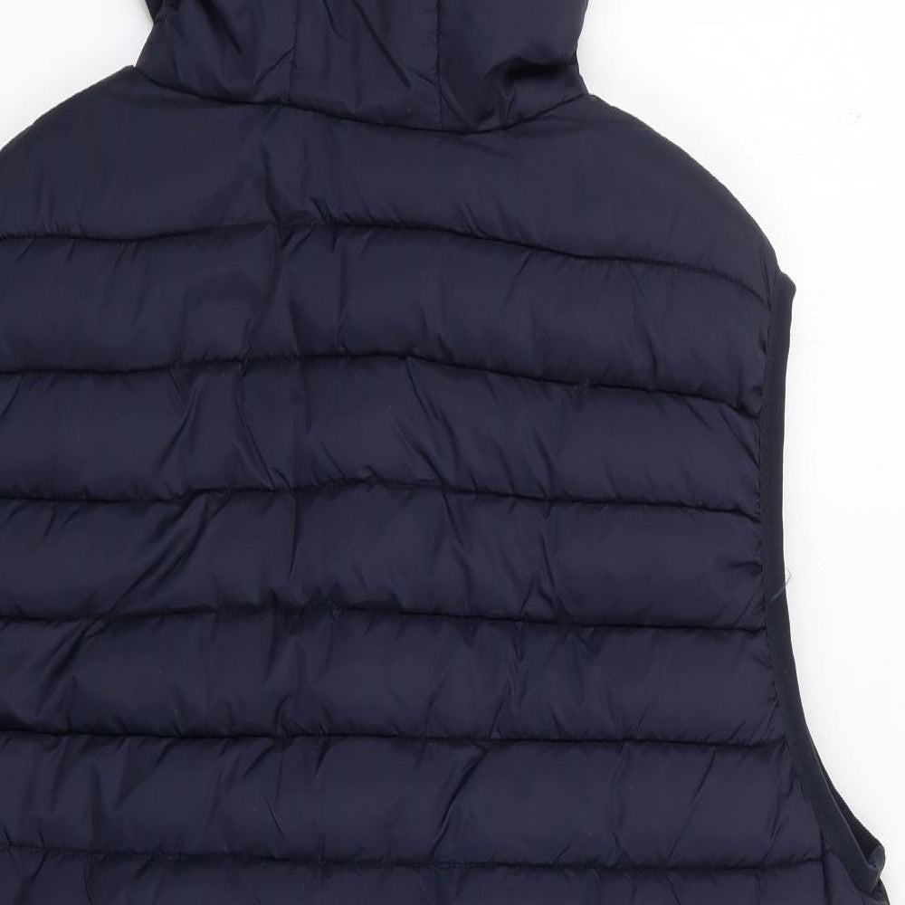 Max Men Collection Mens Blue   Gilet Coat Size 2XL  Zip