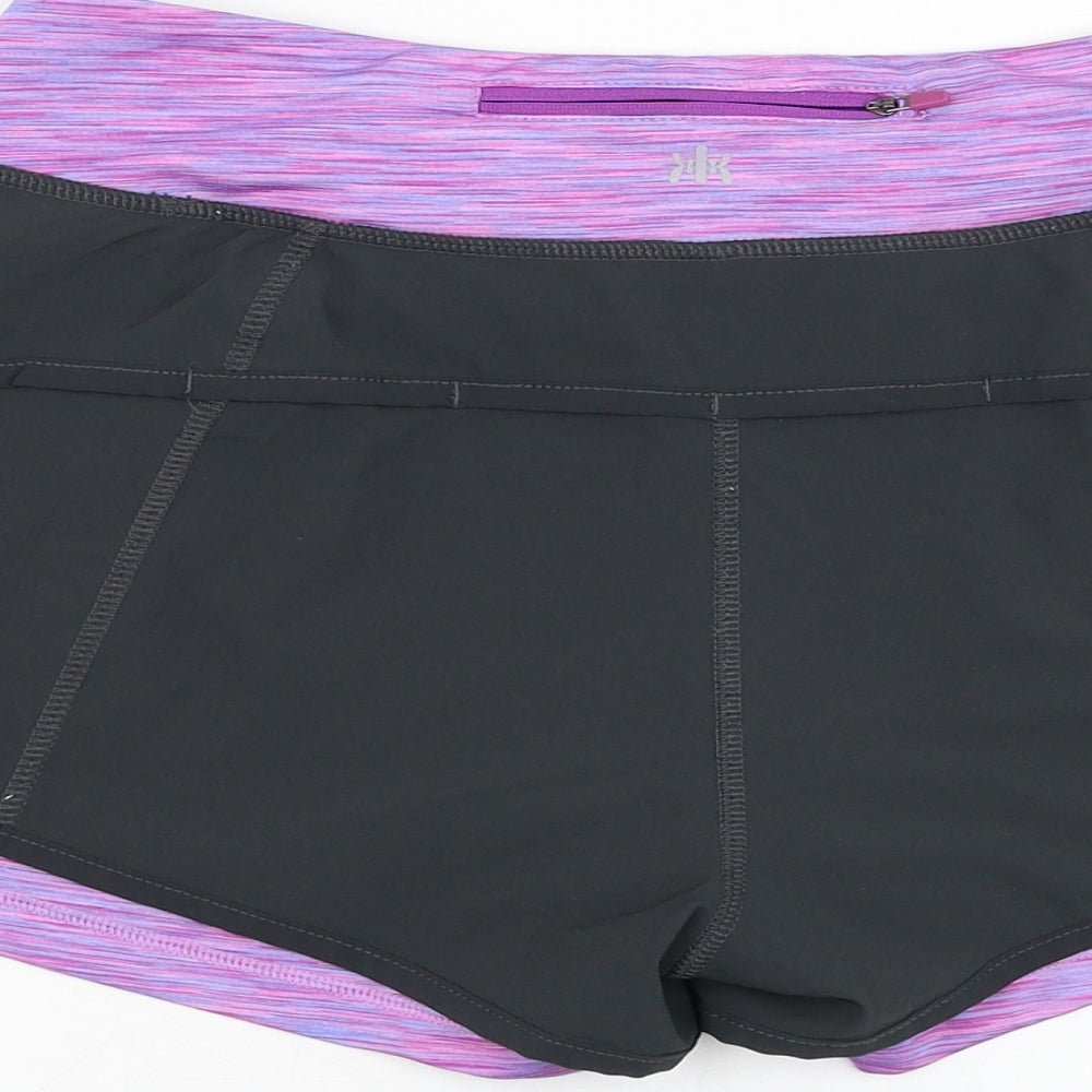 Kyodan Womens Grey  Polyester Athletic Shorts Size M L3 in Regular