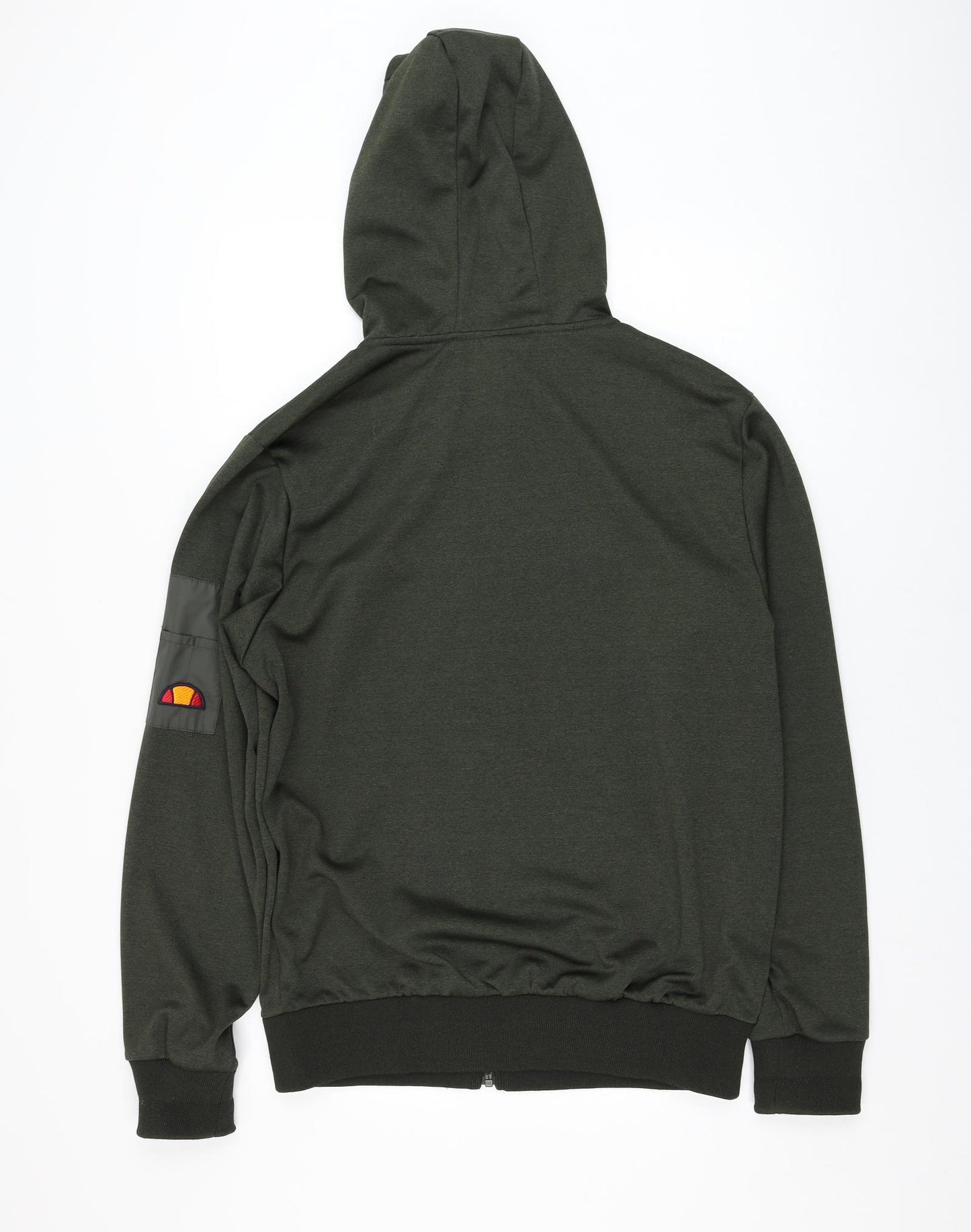 ellesse Mens Green  Polyester Full Zip Hoodie Size XL