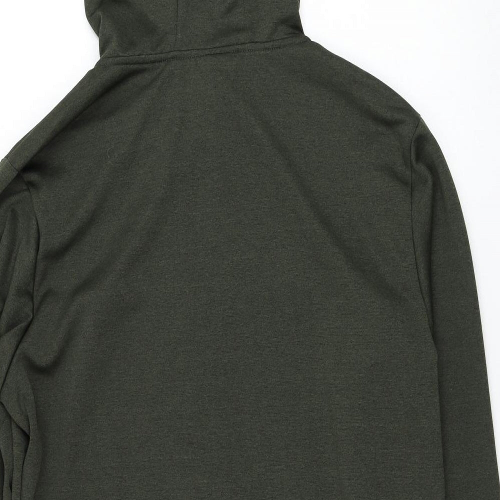 ellesse Mens Green  Polyester Full Zip Hoodie Size XL