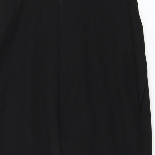 Coast Womens Black  Viscose Pencil Dress  Size 12  Sweetheart Zip