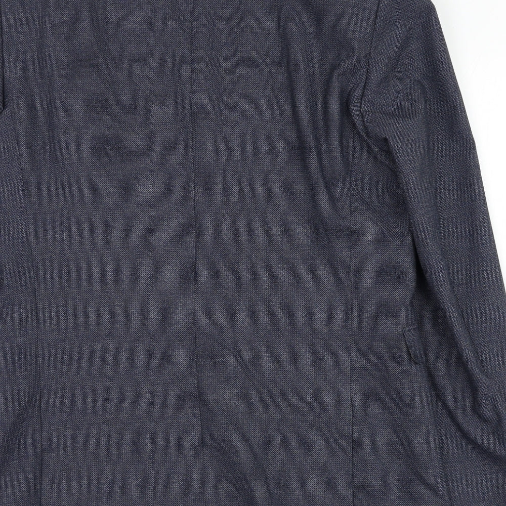 NEXT Mens Blue  Polyester Jacket Suit Jacket Size 40