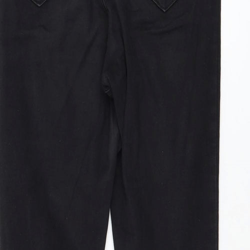 Primark Womens Black  Cotton Skinny Jeans Size 10 L30 in Regular Zip